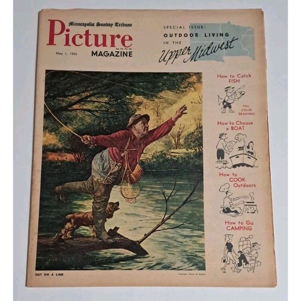 Picture Magazine Minneapolis Sunday Tribune 5/1/1955 Leslie Kouba Lana Turner